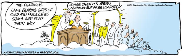 Today's Mister Boffo is missing.